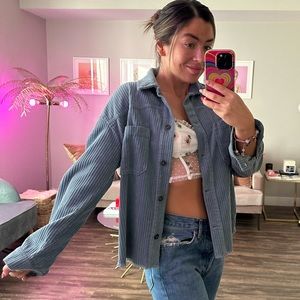 Zara | Cropped Corduroy Jacket Medium